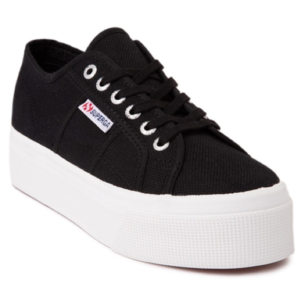 Superga® 2790 Platform Sneaker - Black